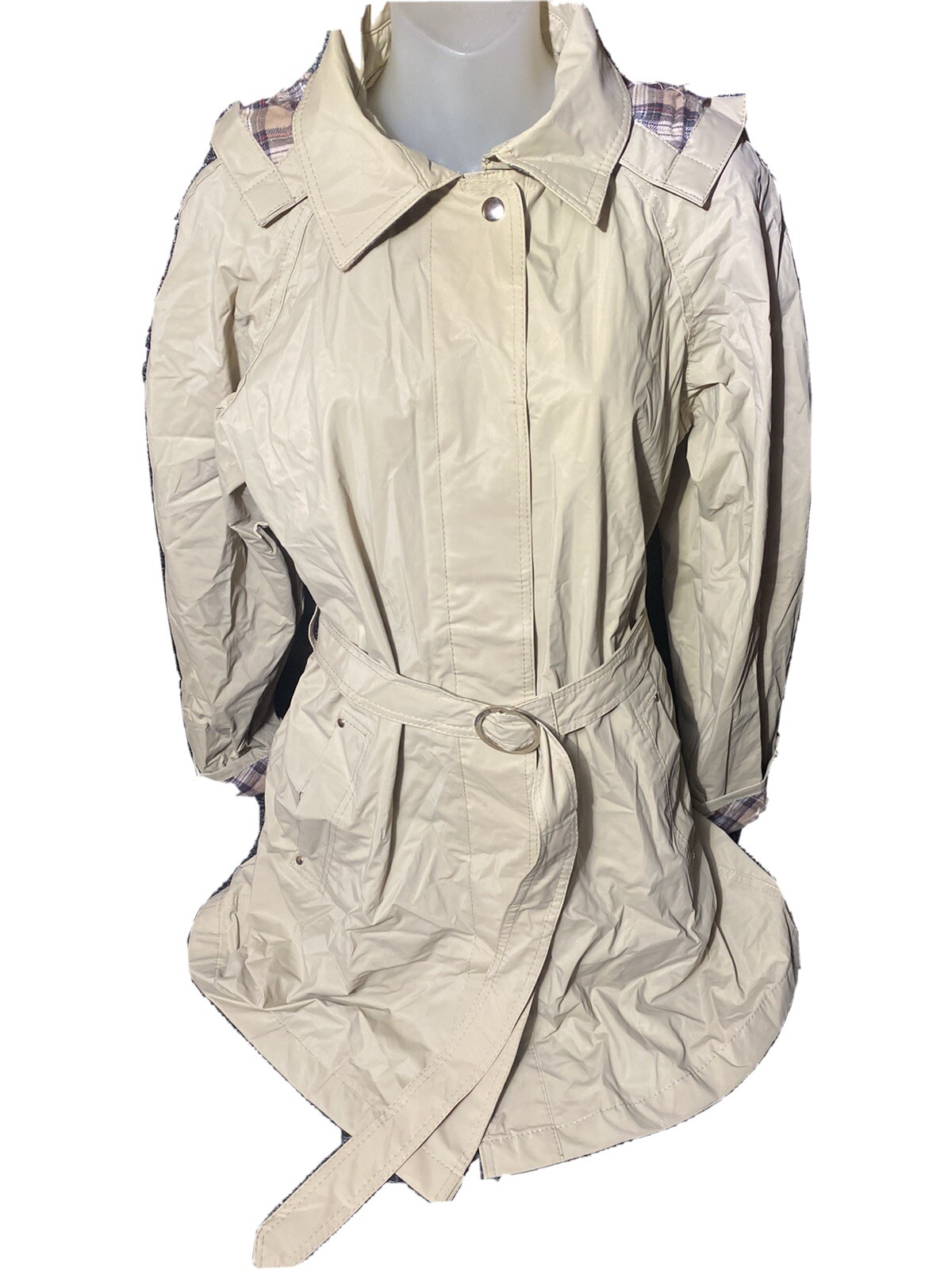 VTG TOTES Womens Khaki Fleece Lined 