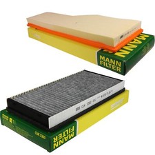 MANN-FILTER Filtersatz Innenraumfilter Luftfilter für Porsche 911 Cabriolet