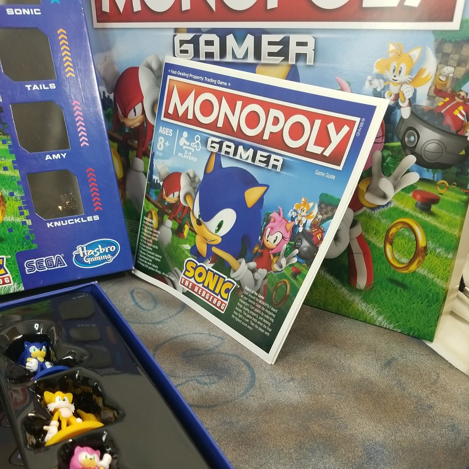 Monopoly Gamer Sonic The Hedgehog Edition Board Game 