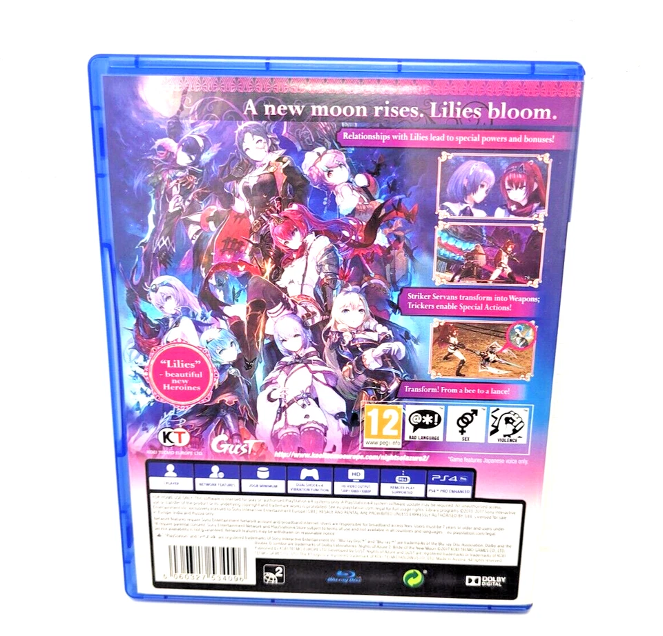 PS4 Nights of Azure 2 Bride of the New Moon PS4 (PS5 Compatible) REGION FREE - Image 2 of 2