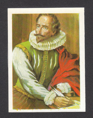 Miguel de Cervantes  Vintage Collector Card  Spain