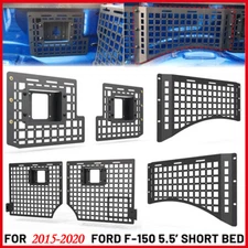 For 2015-20 Ford F150 Side Bed Molle Panel Truck Bed Panel  Front Tailgate Molle