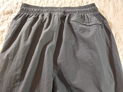 Vintage Nike Pants Medium Nylon Windbreaker 80s 90s Retro Baggy Old School - Picture 9 of 10