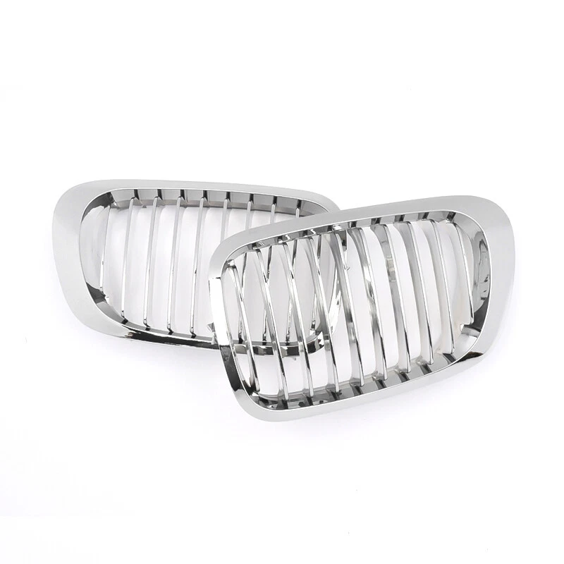 Chrome Front Kidney Grille For 99-02 BMW 3 Series E46 325Ci 328i 330Ci Coupe/2Dr Foto 4 de 4