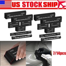 714pcs Sanding Block Kit Flexible Eva Foam Wet Or Dry For Automotive Woodwork