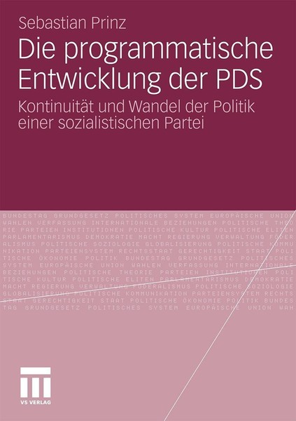 Die Programmatische Entwicklung Der PDS Sebastian Prinz-image