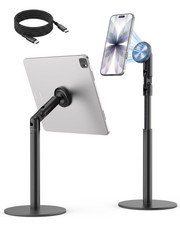 Tablet Magnetic Stand for iPad iPhone All, 9-17" Height Adjustable Taller Arm...