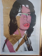 Original Manifesto Made By Endy Warhol Print 10 Pairs By Mick Jagger