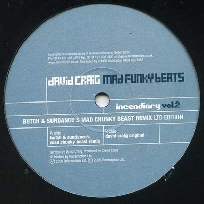 David Craig - Mad Funky Beats (12'')