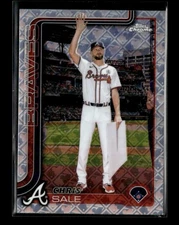 2025 Topps Chrome LogoFractor Chris Sale Image Variation #182 Braves