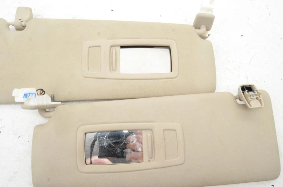 2014-2018 BMW 328d AWD Diesel Pair of Tan Sun Visors - Image 2 of 4