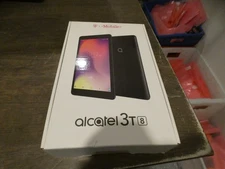 New Alcatel 3T 16 GB Wi-Fi + 4G 8 Inch Android Tablet - Black - 9027W (T-Mobile)