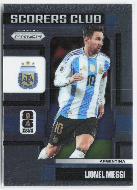 2026 Panini Prizm FIFA World Cup #15 Lionel Messi Scorers Club