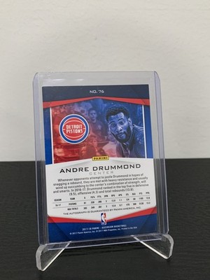 2017-18 Panini Ascension Basketball Andre Drummond Auto /149