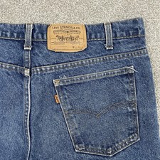 Vintage Levis 20517 0217 Orange Tab Bootcut Jeans Mens 38x29 Hemmed 36x28 1987