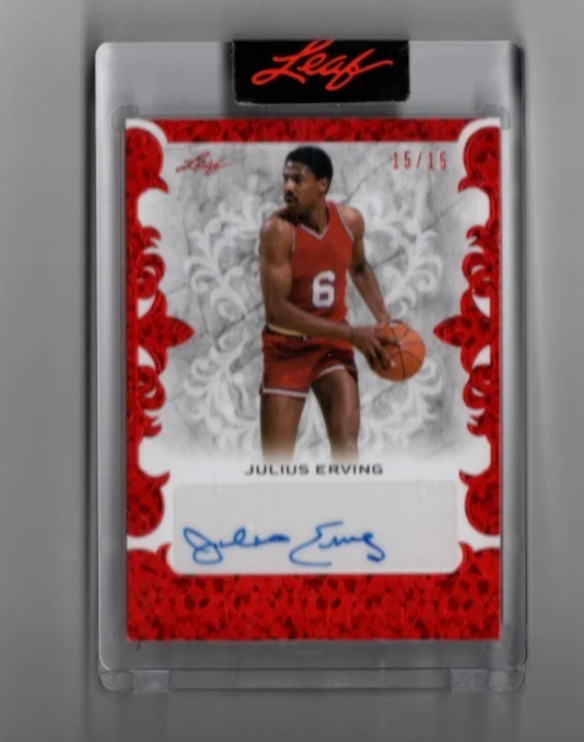 Las mejores ofertas en Julius Erving Philadelphia 76ers Tarjetas