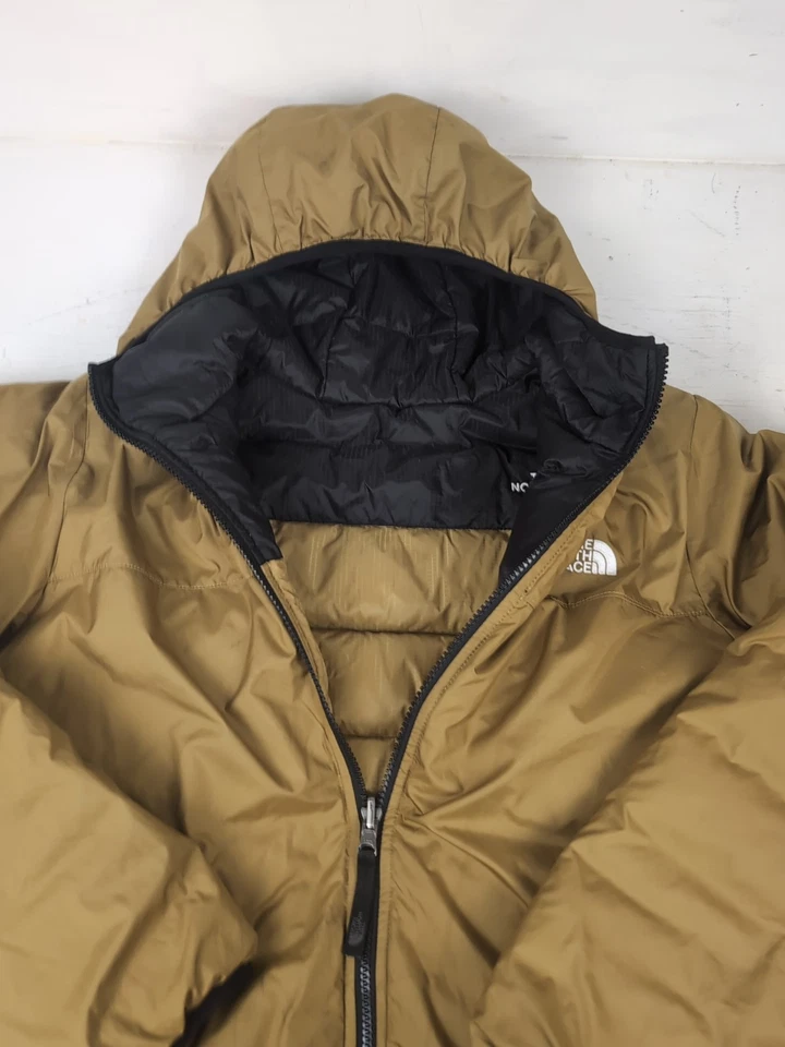 The North Face Perrito Boys Reversible Down Blend Jacket - XL 18/20 Tan/Black - Image 2 of 4