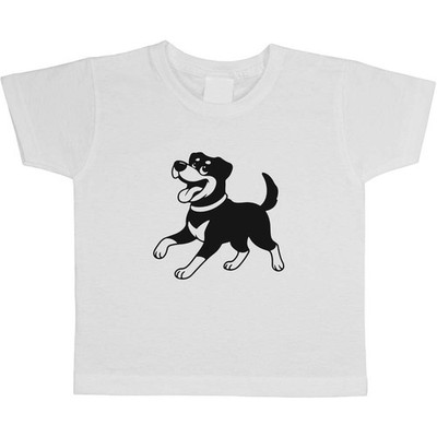 ''Happy Rottweiler'' Kinder / Kinder T-Shirts Baumwolle (TS057985)