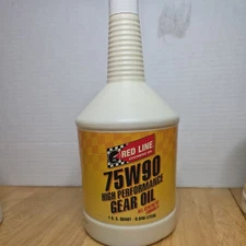 Red Line Fully Synthetic 75W90 GL-5 Gear Oil for Differentials (1-Quart Bottle)