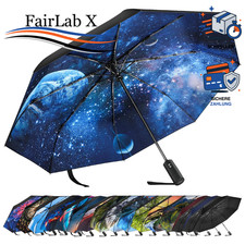 Faltbarer Regenschirm Automatisch Kompakt UV-gesch&uuml;tzt f&uuml;r Reisen und Auto