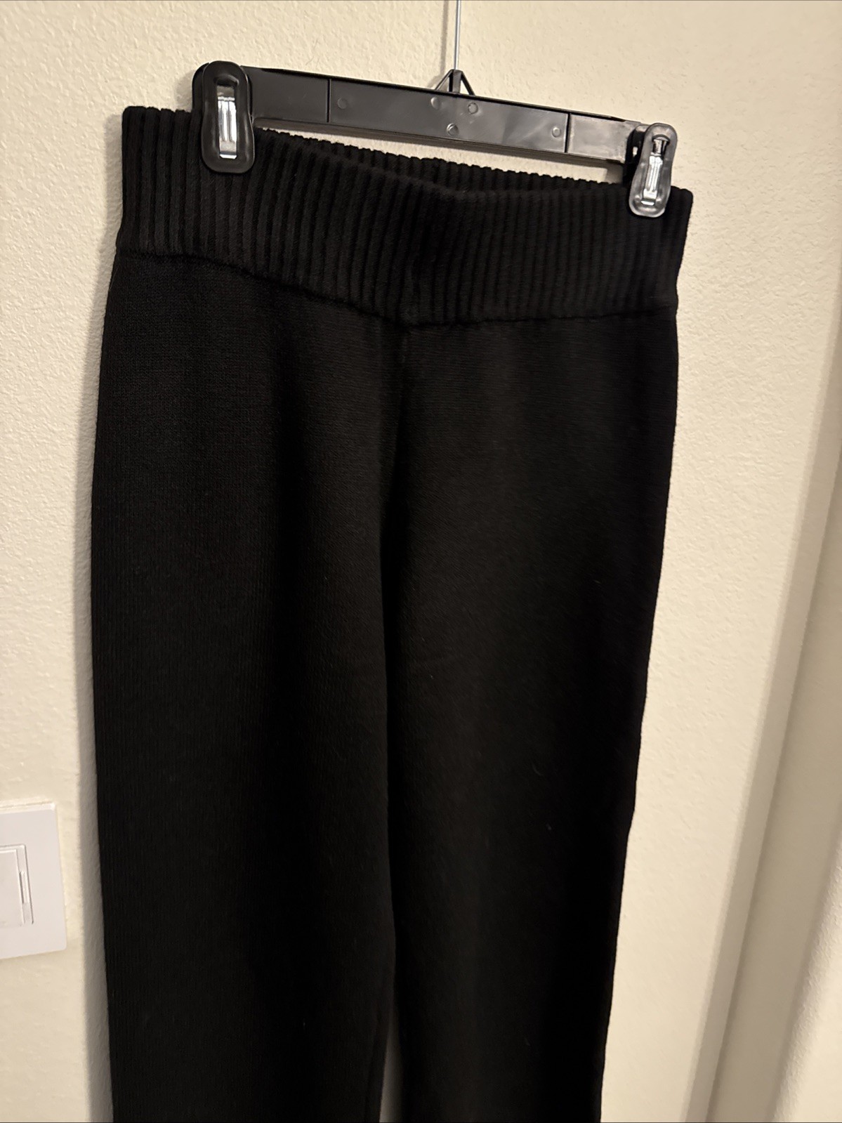 Honeydew intimate knit pants black size small