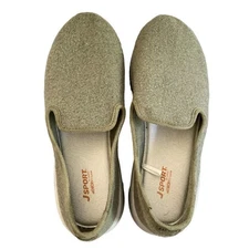 JAMBU Loon Wool Slip On Loafer Sneaker in Sage Green WOMEN'S 10.5