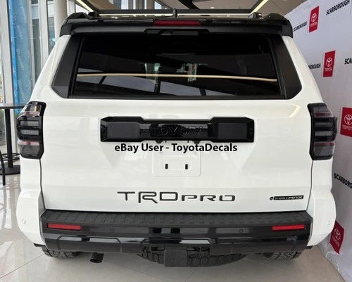 FITS Toyota 4Runner TRD PRO Tailgate Decals 2025 2026