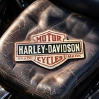 Vintage Harley  Davidson Metal  Garage Sign