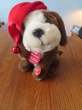Dan Dee Plush Puppy Dog "Animated Musical" Rockin Around Christmas Tree