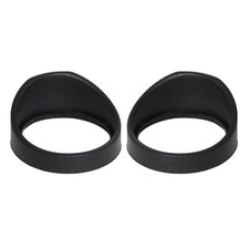 2Pcs Black Stereo Microscope Rubber Eyepiece Cover Guards 33/36mm Diameter
