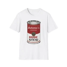 Campbell Soup Mount Bohemia Rugged Skier & Snowboarder Unisex DUDE STEW T-Shirt
