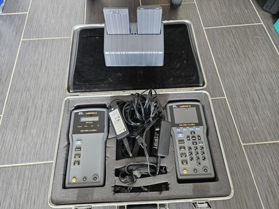 Ideal Lantek 6A CAT6A/5E- Needs Batteries/ Memory Card  For Parts/Repair 