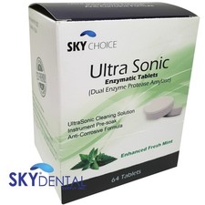 64 UltraSonic Tablets Fresh Mint Ultra Sonic cleaning solution Enzymatic Tabs
