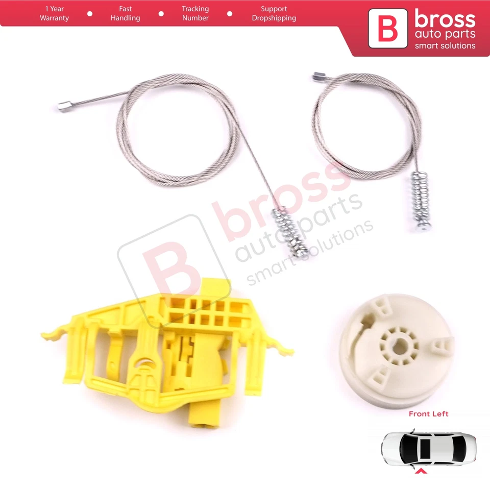 Window Regulator Repair Set Front Left for Ram ProMaster City 2015-2022 4-Door - Imagem 2 de 4