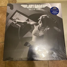 Lady Gaga Hold My Hand Top Gun 12” Vinyl Record UO Urban Outfitters 2022 Clear
