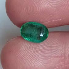 Natural Zambia Emerald 1.73 Cts Oval Cut 9x7 MM Loose Gemstone For Jewelry