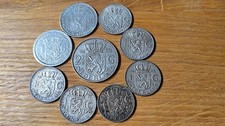 Silberm&uuml;nzen Gulden Niederlande Wilhelmina