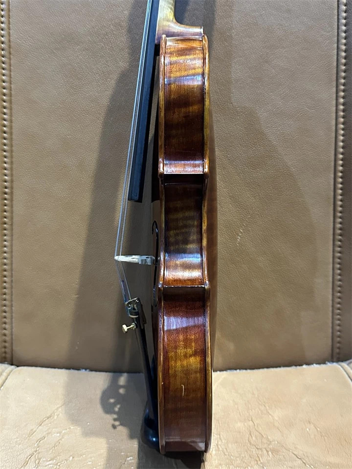 Violín Profesional 4/4, Alta Calidad Hecho a Mano, Hermoso Sonido Apto para Tocar Foto 3 de 4