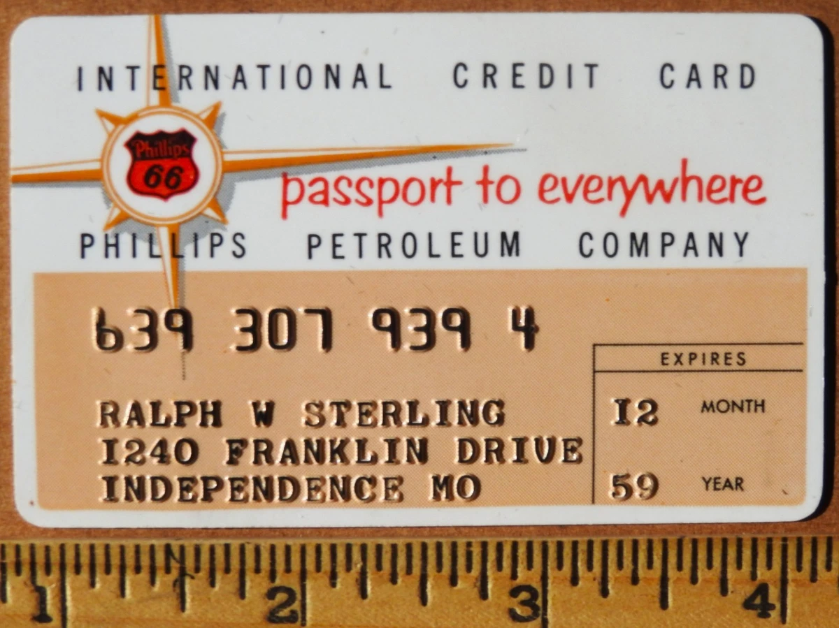 Phillips 66 Collectible Credit Cards Cards for sale | eBay