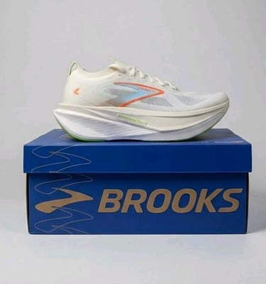 Brooks Hyperion Max 3 Women's Running Shoes Size 10.5 Coconut Pink Green Gecko 