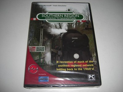 SOUTHERN REGION Woking To Basingstoke PC Add-On Microsoft Train Simulator NEU