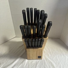 Ronco Six Star Cutlery Knife set with Wooden Block 20 Pieces