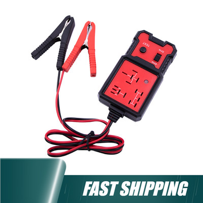 4 & 5 Pin 12V Relay Tester w/ Battery Clips For Car-Professional Auto Automotive
