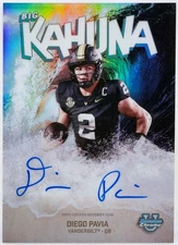 Diego Pavia 2025 Bowman Chrome Big Kahuna On Card Auto Vanderbilt