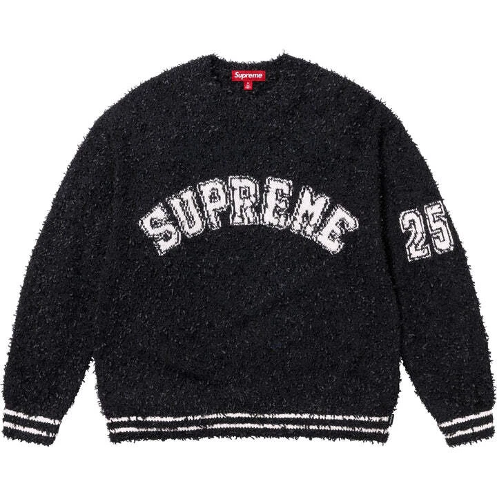 Pull noir arc texturé suprême