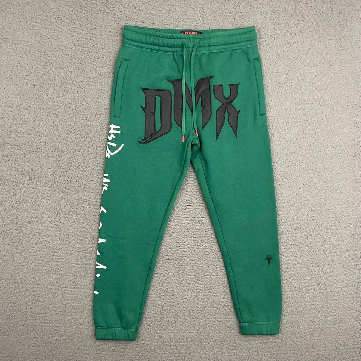 Shoe Palace x DMX Sweatpants Mens Medium Green Embroidered
