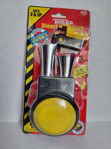 Hasbro Tonka Diesel Bike Horn w Truck Sound + Mini 768 Dump Truck New VTG 1999
