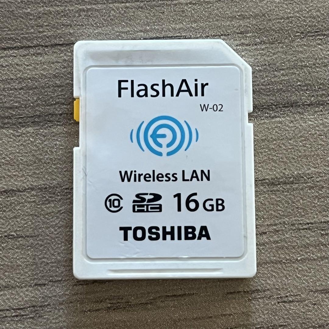 Toshiba FlashAir W-02 16GB SDHC Card Wireless LAN Class10 