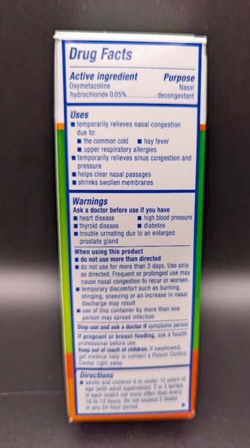 Zicam Extreme Congestion Relief Liquid Nasal Spray Soothing Aloe Vera