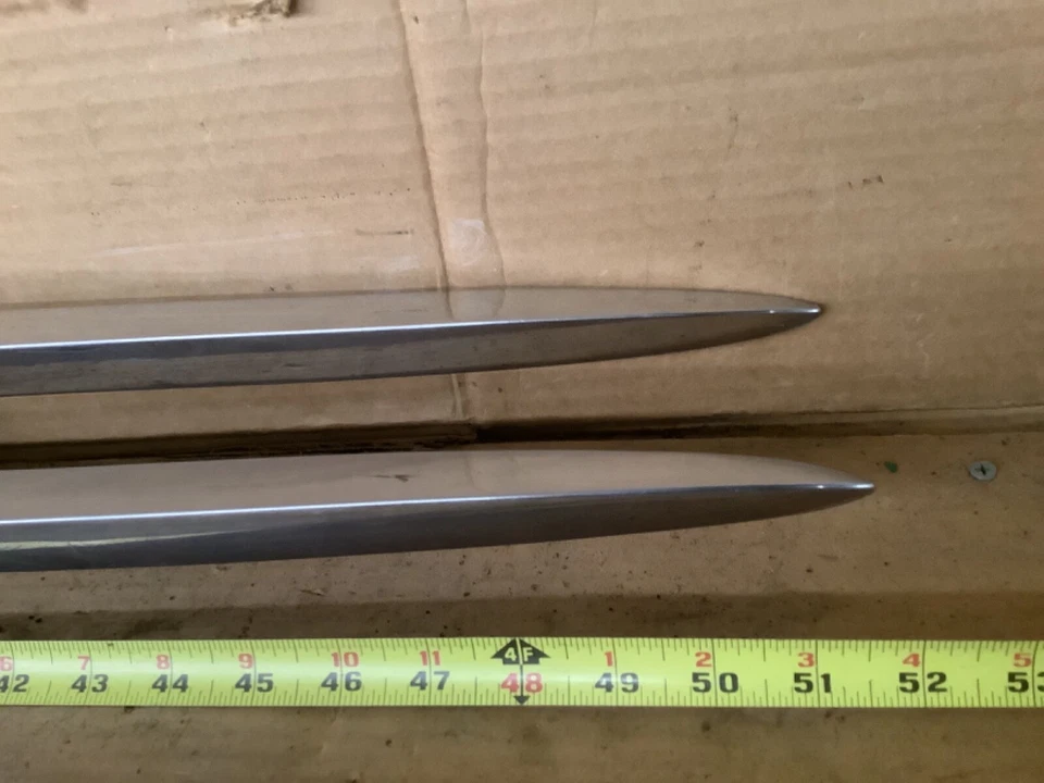 64 Mercury Park Lane Montery 1964 4 puertas guardabarros superior lanza molduras diestro derecho fabricante de equipos originales Foto 4 de 4